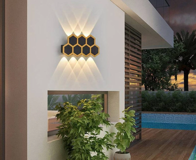 Batman Style Outdoor Wall Facade Light