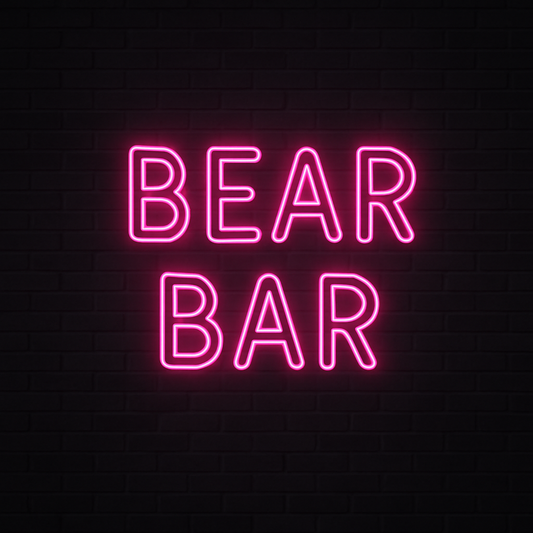 Bear Bar Neon Light Sign