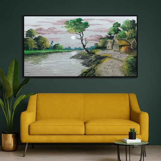 Beautiful Nature Floating Frame Canvas Wall Painting