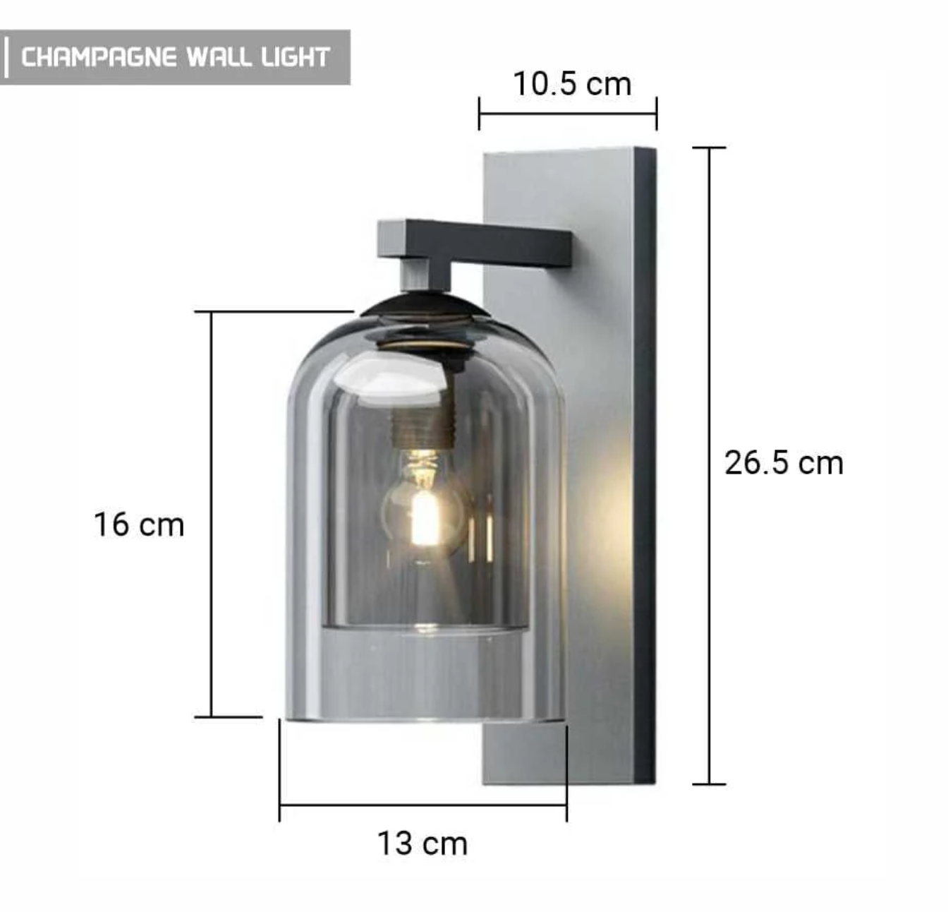 Champagne Wall Lights