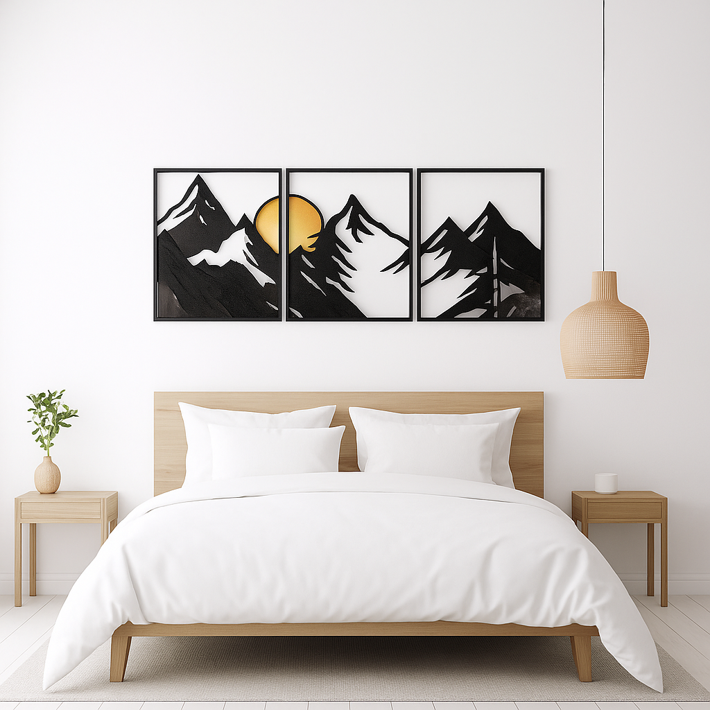 Dusk Glow Sunset Wood Wall Decor