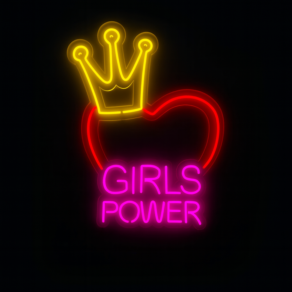 "Girls Power" Neon LED Light