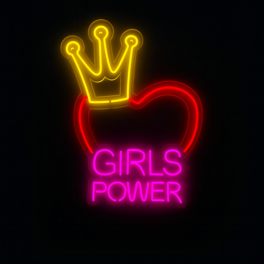 "Girls Power" Neon LED Light