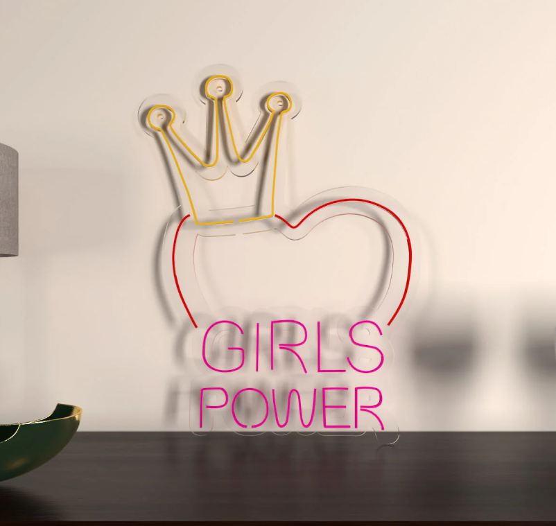 "Girls Power" Neon LED Light