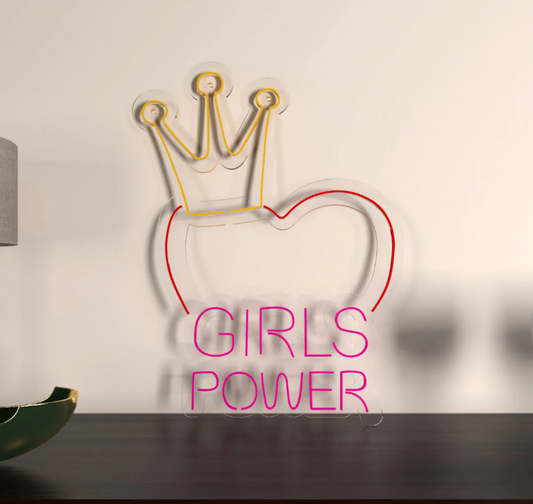 "Girls Power" Neon LED Light