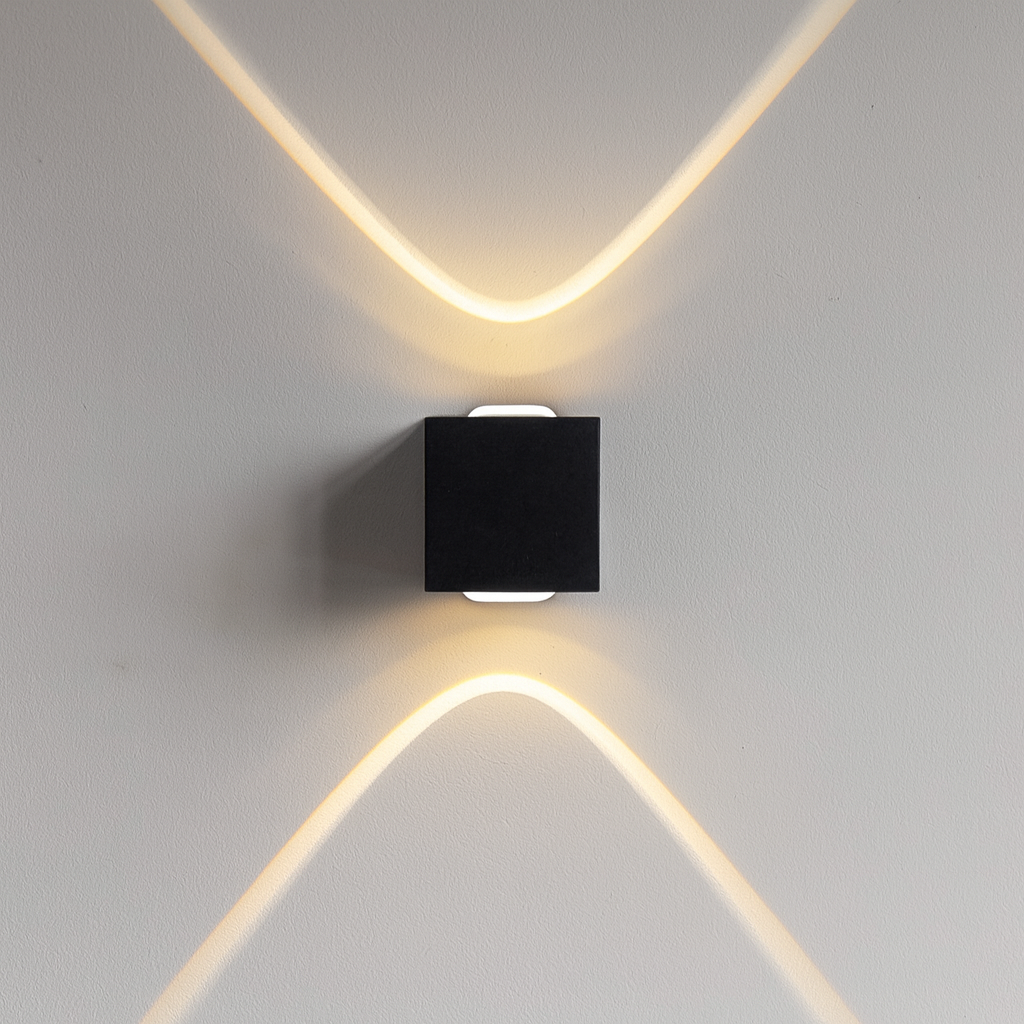 lexy Lights 2W Square Outdoor LED Wall Lamp
