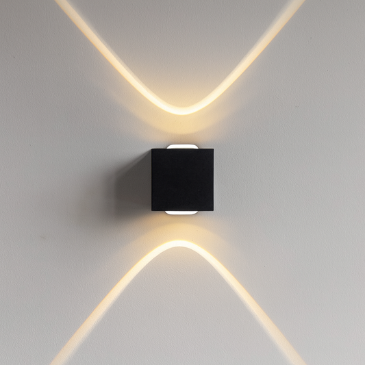 lexy Lights 2W Square Outdoor LED Wall Lamp