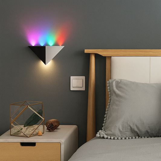 Glexy Lights 5W V-Shaped LED Waterproof Outdoor Wall Light (Multicolor)
