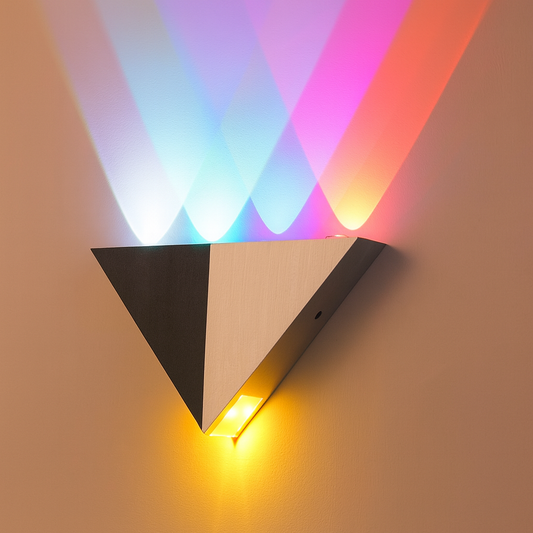 Glexy Lights 5W V-Shaped LED Waterproof Outdoor Wall Light (Multicolor)