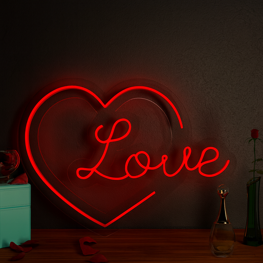 Love Heart Neon Light (Available in Multiple Colors)