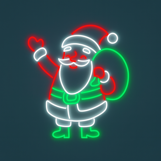 Merry Christmas Santa LED Neon Light