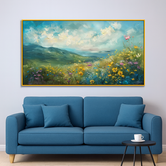 Modern Abstract Nature Floral Canvas Wall Painting