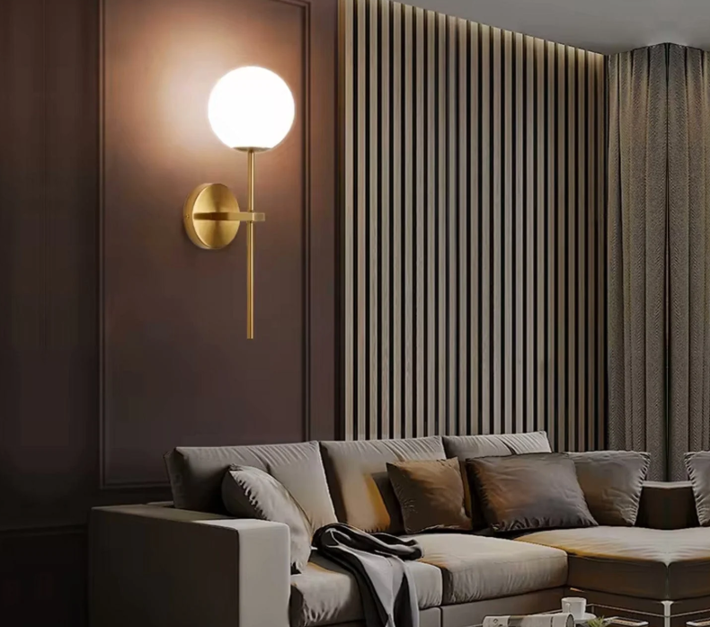 Modern Globe Wall Light