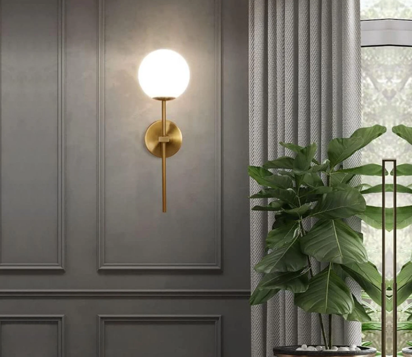 Modern Globe Wall Light