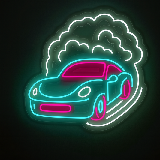Racing car Neon LED Light