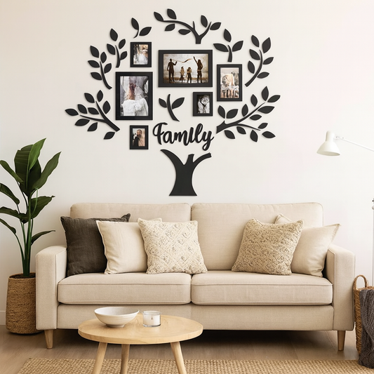 Roots of Love Family Tree Wood Wall Decor