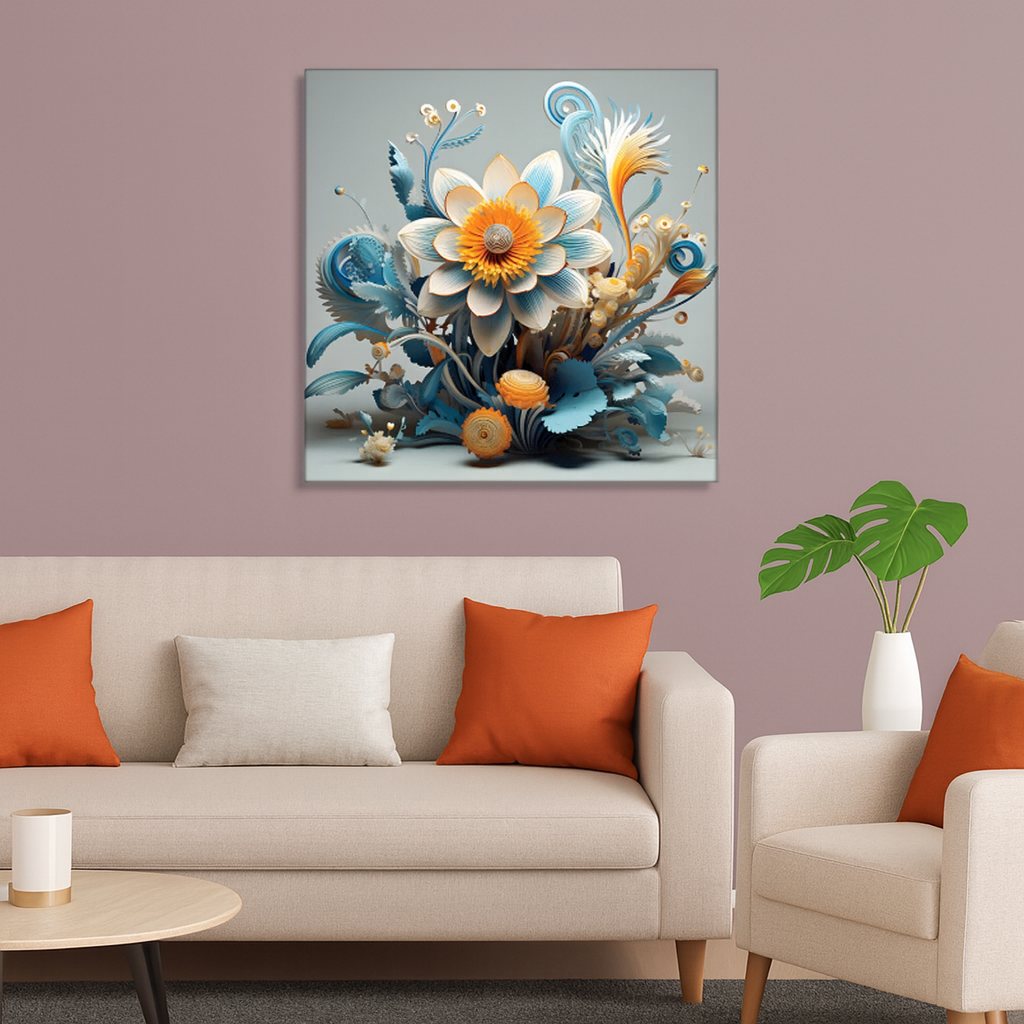 Vibrant Flower Wall Paintings: Bring Nature Indoors