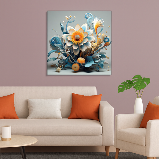 Vibrant Flower Wall Paintings: Bring Nature Indoors