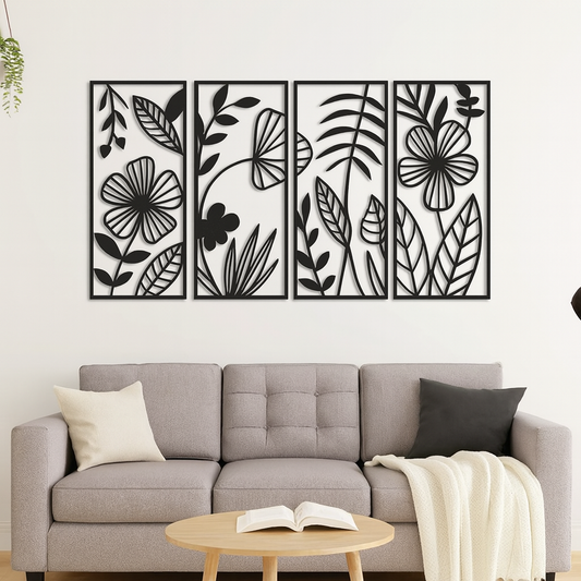 Wildflower Whisper Set Of 3 Wood Wall Decor