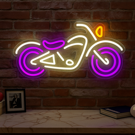 Bullet Motorcycle Neon LED Light