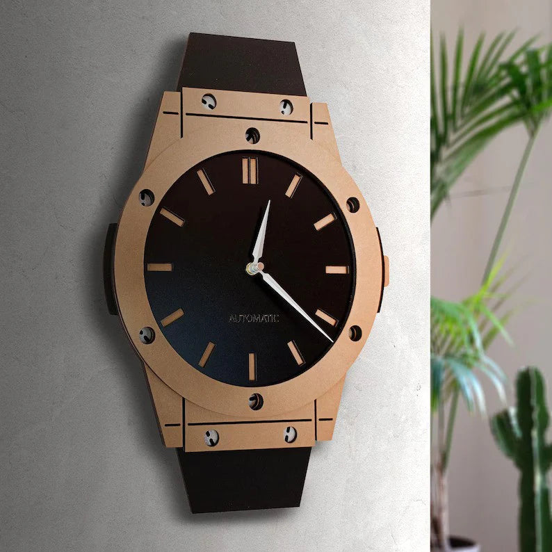 Classic Wrist Watch Design Wall Clock
