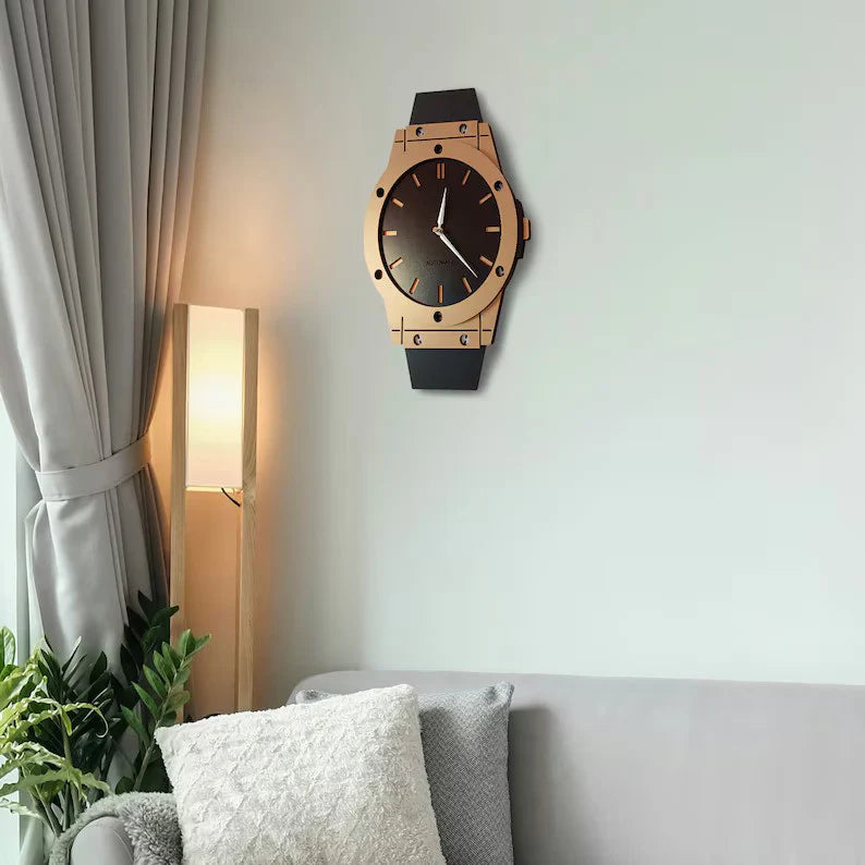 Classic Wrist Watch Design Wall Clock