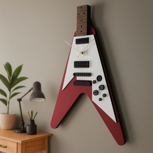 Electric VibeStrum Wall Clock