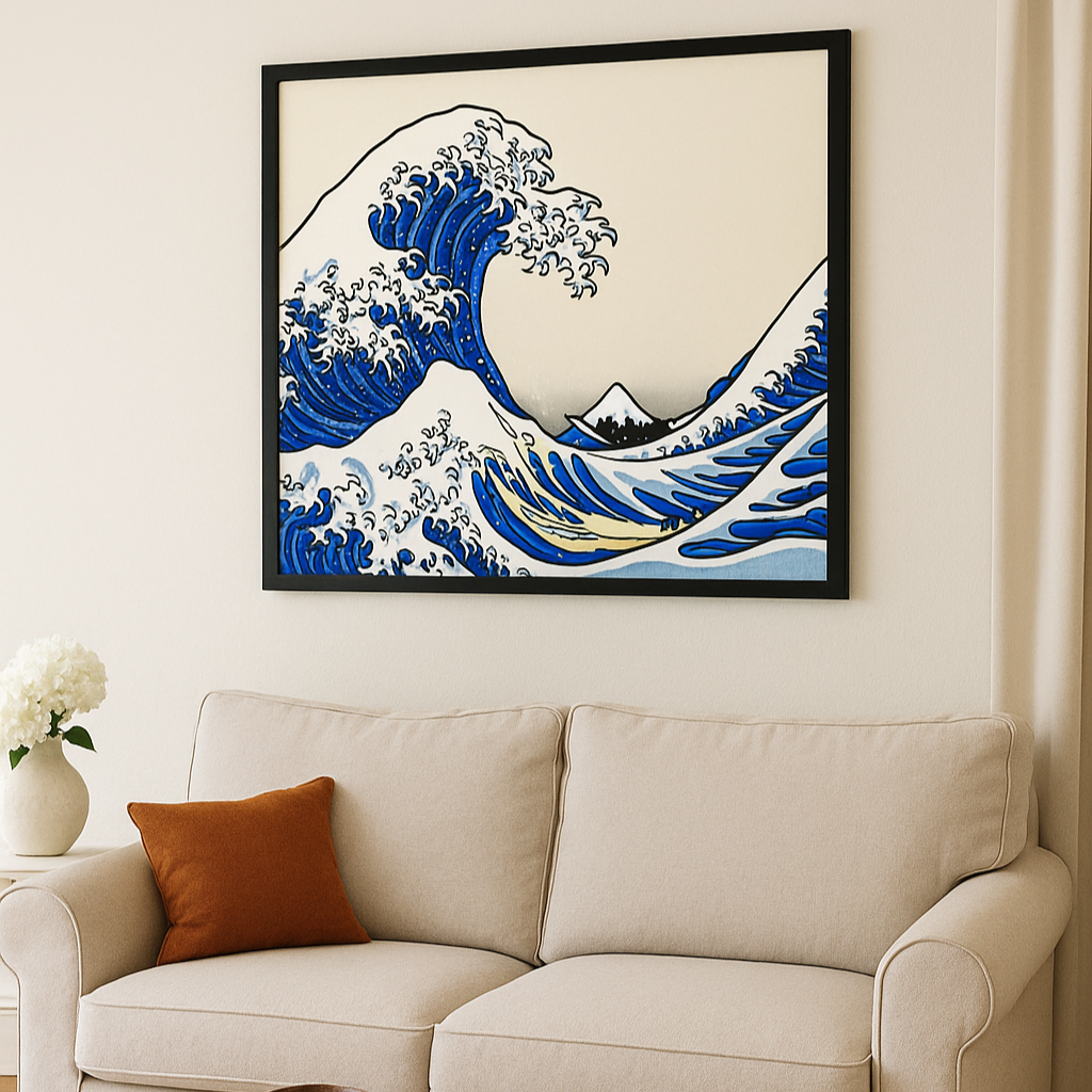 Great Wave Wood Wall Decor