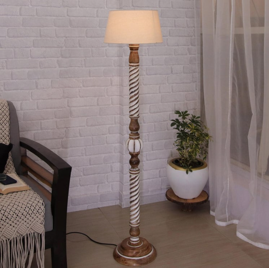 HOMESAKE Wooden Floor Lamp 2.O