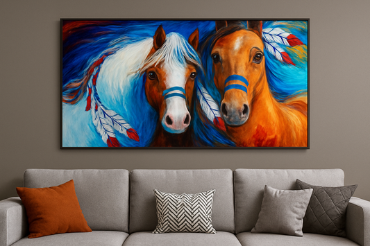 Majestic Horses Canvas Wall Painting