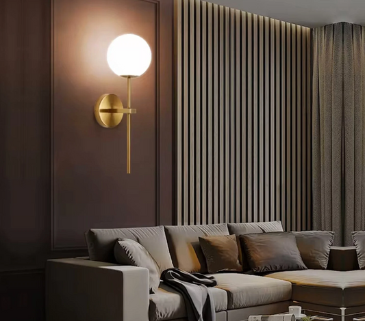 Modern Globe Wall Light