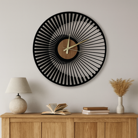 RustiTick Wood Clock