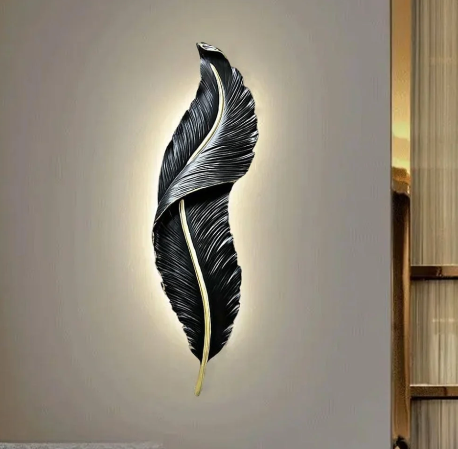 Snowy Quill Wall Light