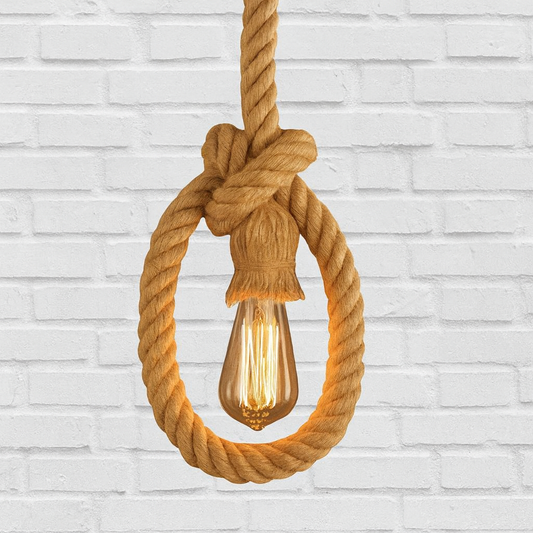 Stylish Oval Rope Hanging Light