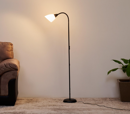 Tokyo Iron Floor Lamp with Movable Shade