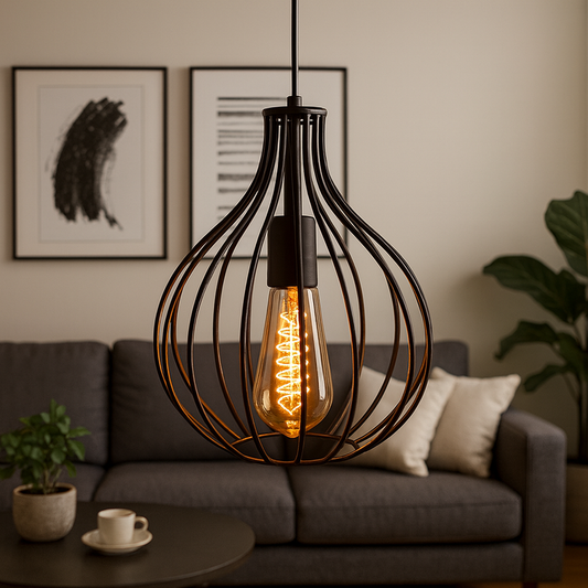 Vintage Edison Filament hanging Crown , E27 hanging light