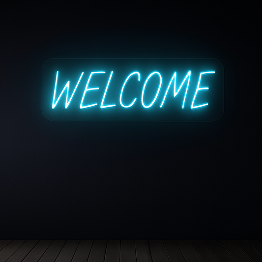 Welcome Neon Sign