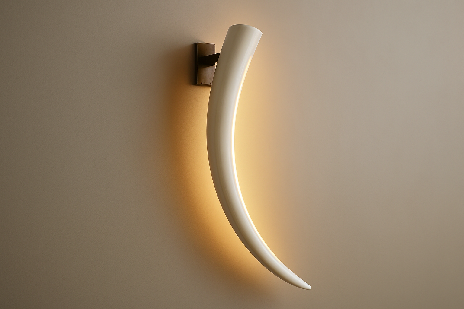 Elephant Tusk Wall Light for product