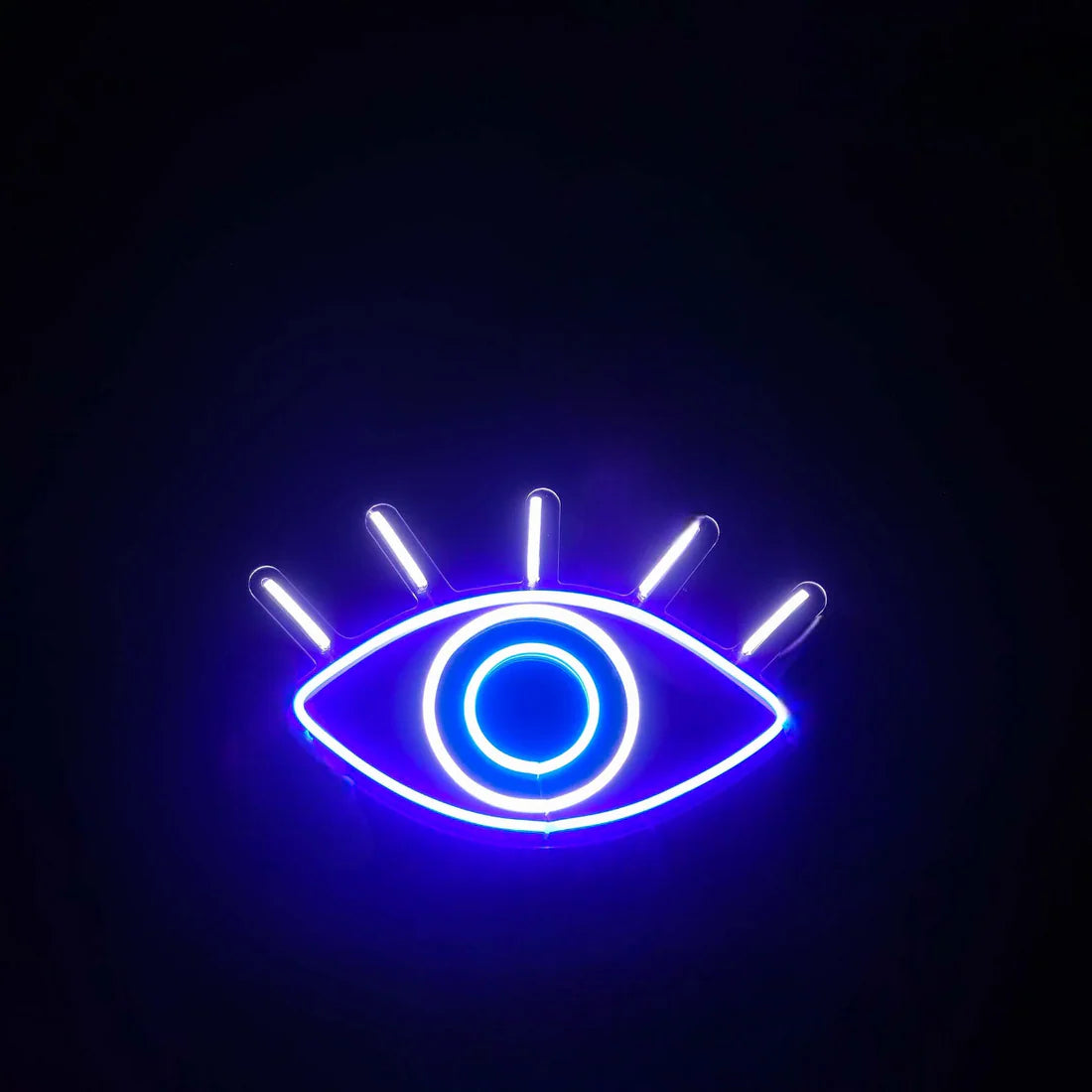 Glexy Evil Eye Neon Sign - 12x10 In, Purple