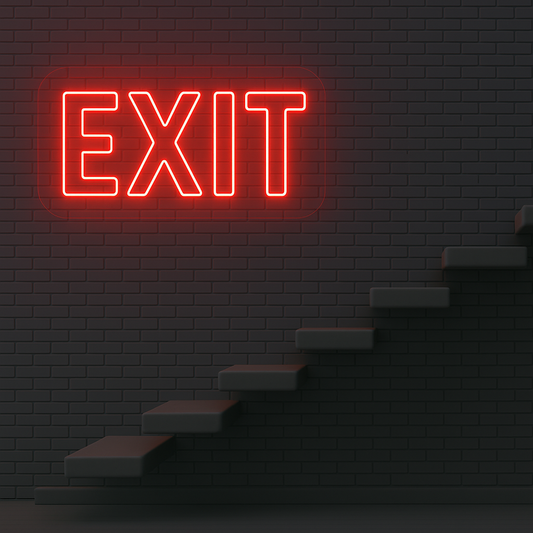 Exit Neon LED Light