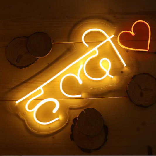 Glexy Haldi Neon Sign for Wedding, Sangeet & Reception (Warm White)