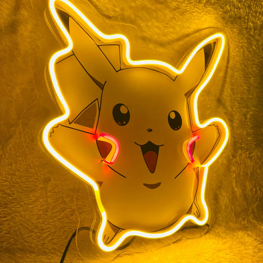 Glexy Pikachu Neon Artwork - Radiate Pikachu's Spark