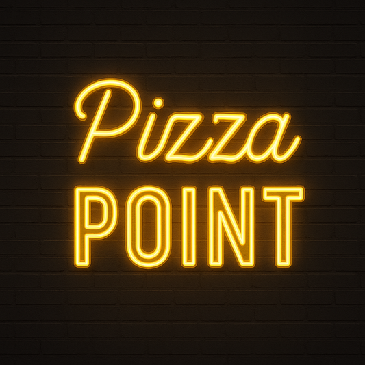 Pizza Point Neon Light Sign